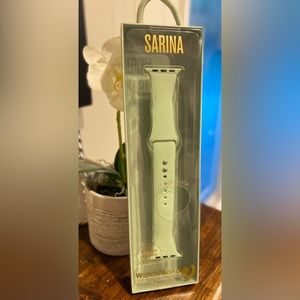Sage green Apple Watch band, soft silicone, NWT